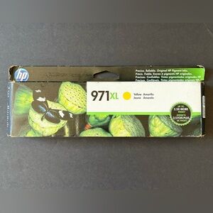 HP 971XL YELLOW High Yield Original Ink Cartridge CN628AM EXPIRED UNOPENED AS IS